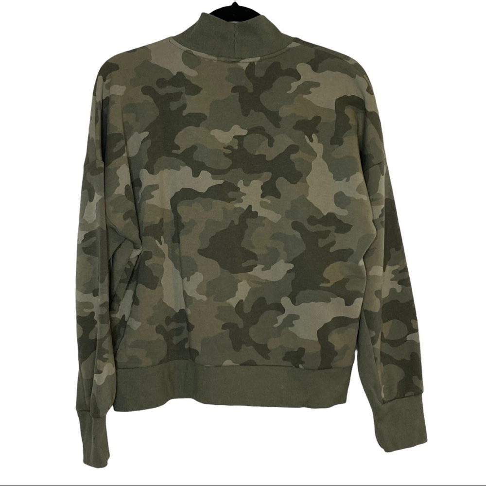 Hippie Rose Camo Mock Neck Sweatshirt - Picture 2 of 9
